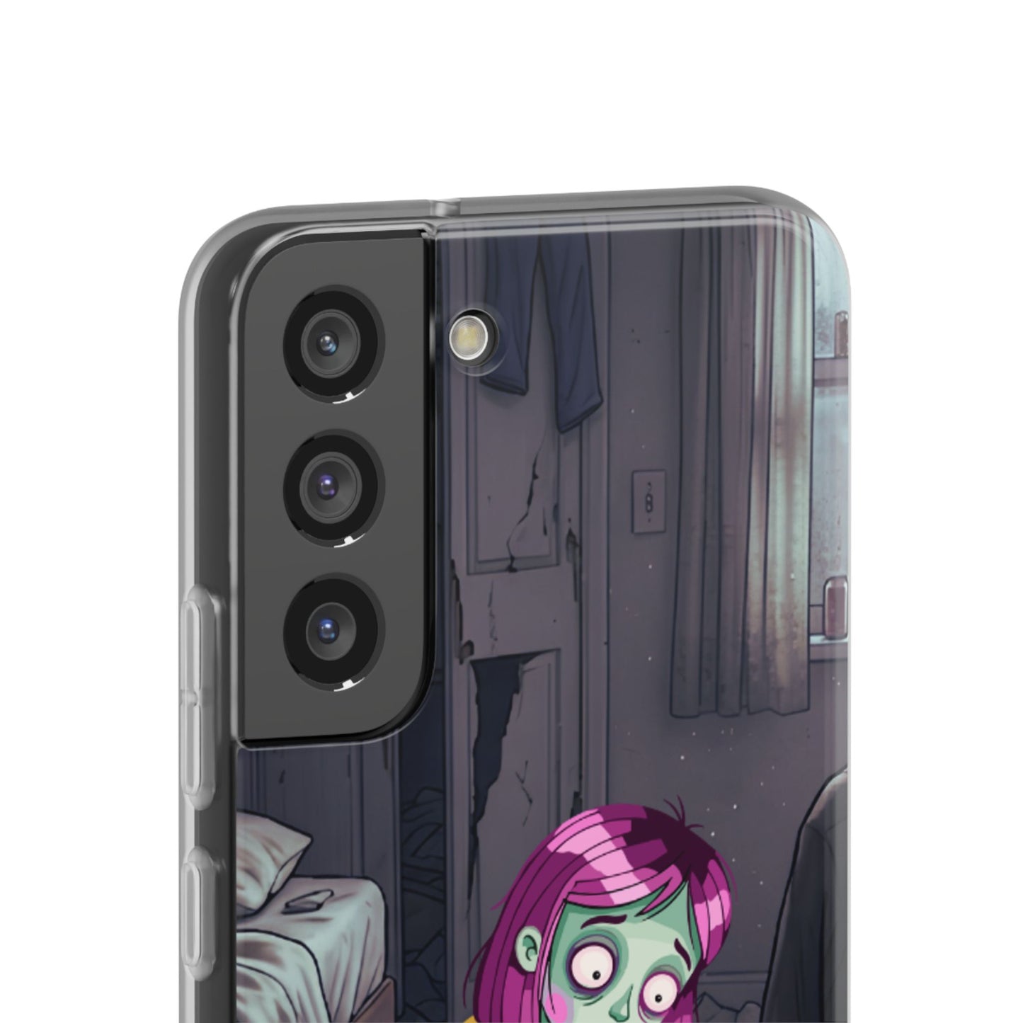 Zombie Girl Phone Case — Cute Creepy Cartoon Phone Cover