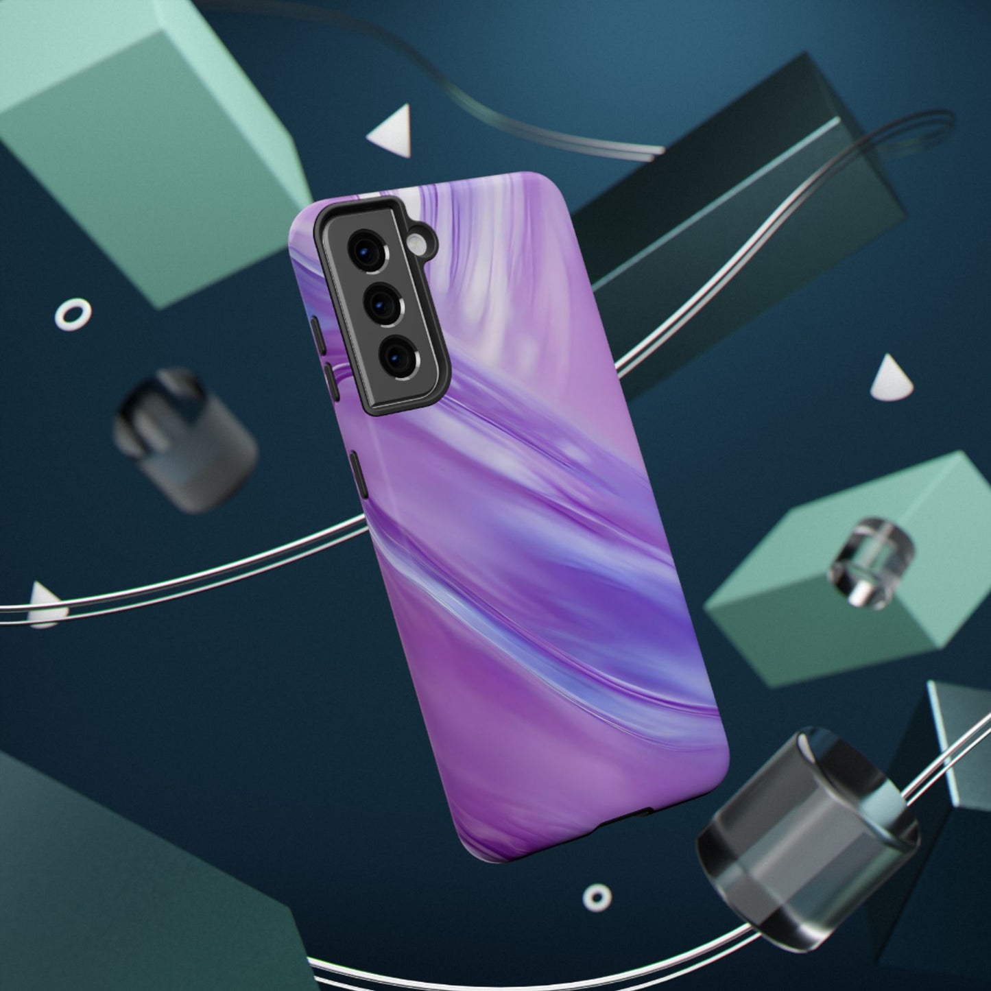 Impact-Resistant Phone Case – Lavender Wave