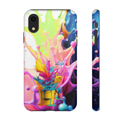 Color Splash Phone Case — “Life in Color” Protective Tough Case