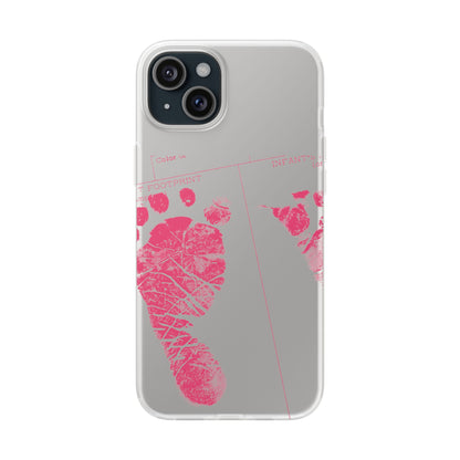 Flexi Case – Mom’s Little Pink Footprints
