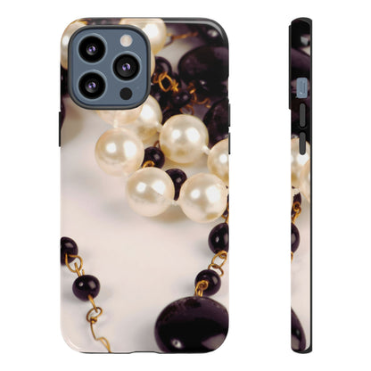 Protective Phone Case – Noir Pearl