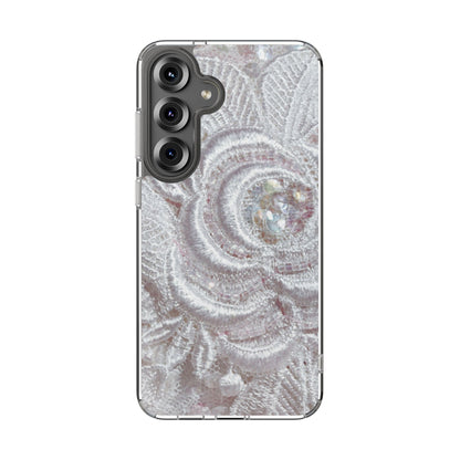 Clear Phone Case – Lace Veil