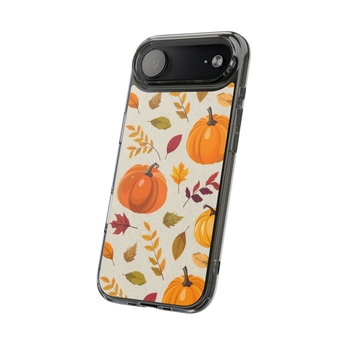 Clear Phone Case – Falling for Pumpkin