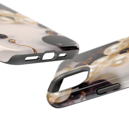 Impact-Resistant Phone Case – Noir Pearl
