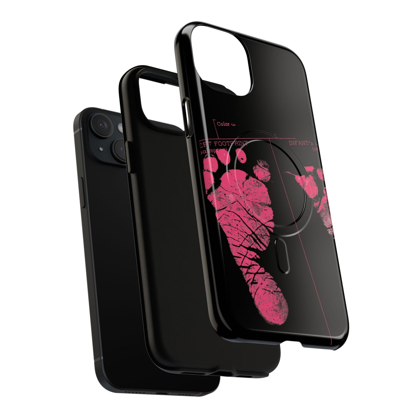 Protective Magnetic Phone Case – Mom’s Little Pink Footprints