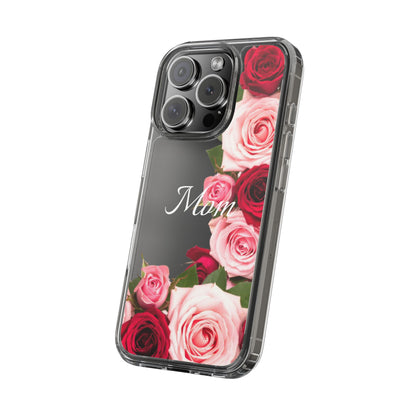 Clear Phone Case – Mom’s Rose Bouquet