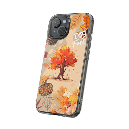 Clear Phone Case – Fall in Love