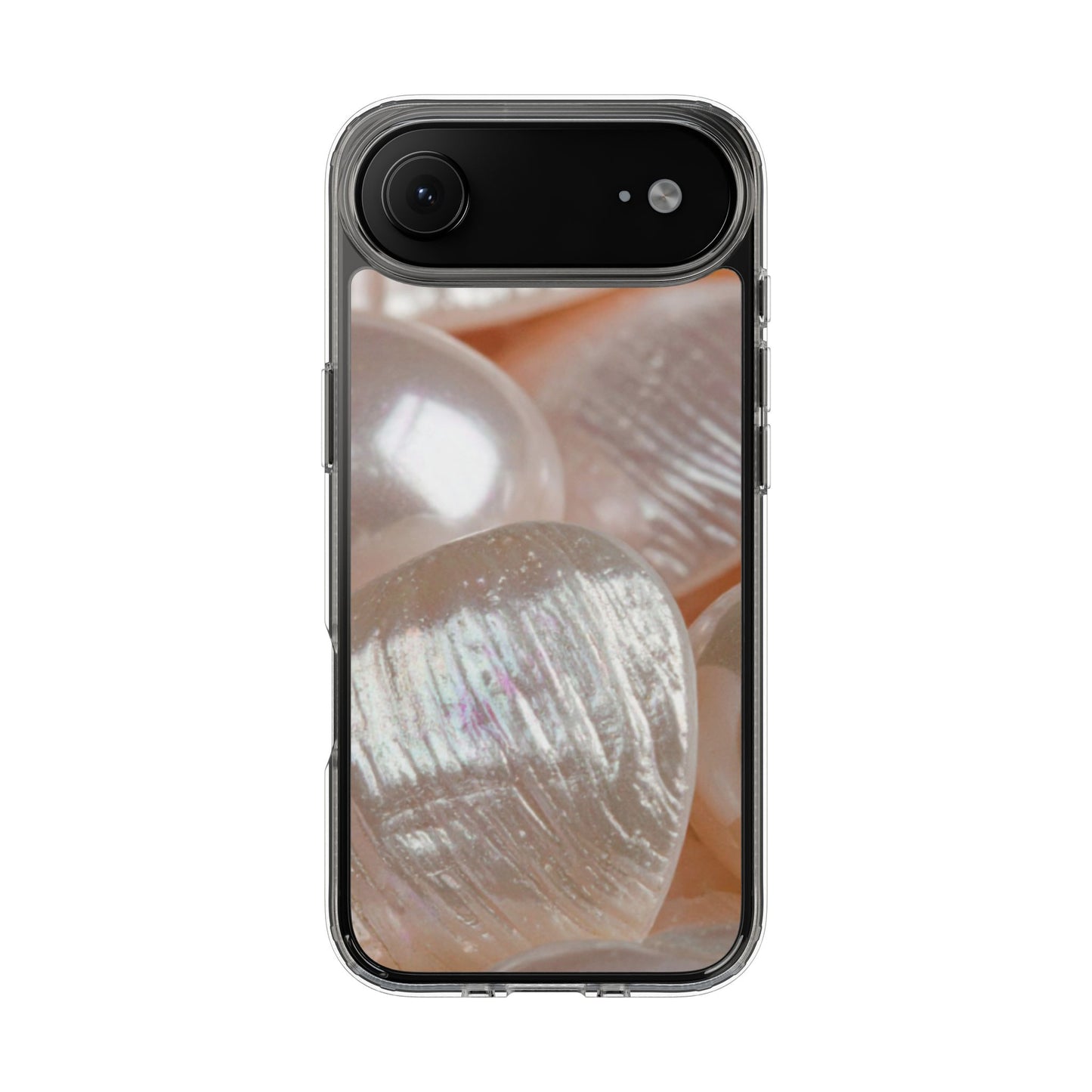 Clear Phone Case – Blush Pearl