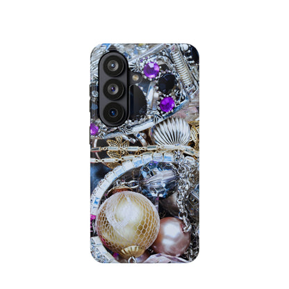 Impact-Resistant Phone Case – Chrome Jewel