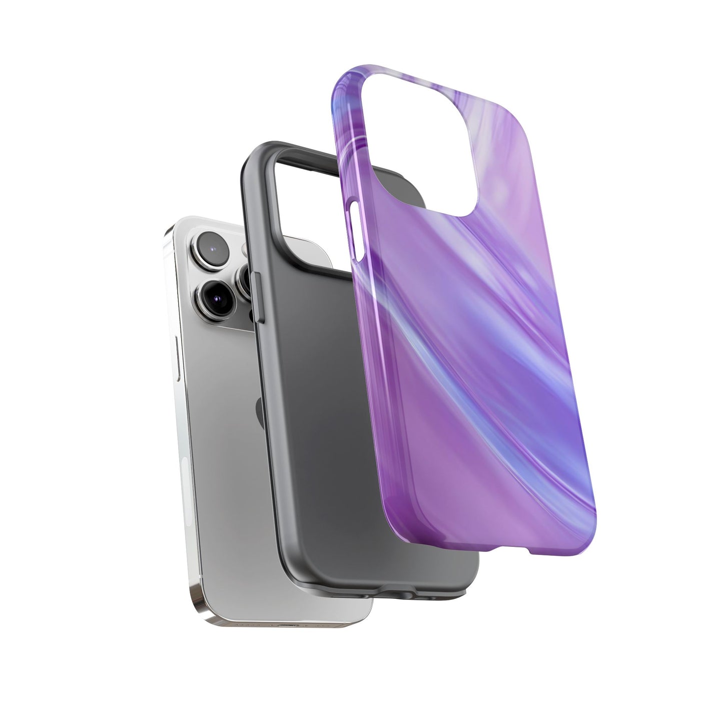 Protective Phone Case – Lavender Wave