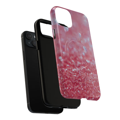Protective Magnetic Phone Case – Rosé Sparkle