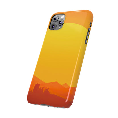Slim Phone Case – Desert Sunrise