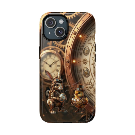 Protective Magnetic Phone Case – Clockwork Cottontail