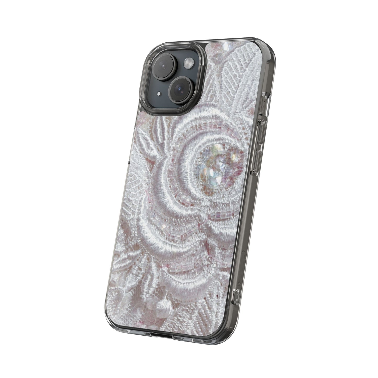 Clear Phone Case – Lace Veil