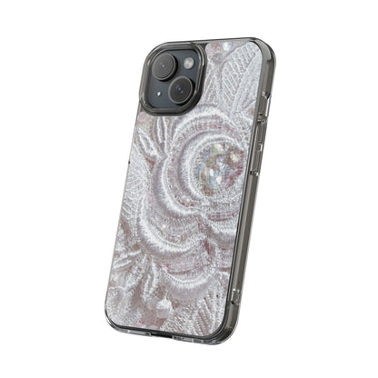Clear Phone Case – Lace Veil