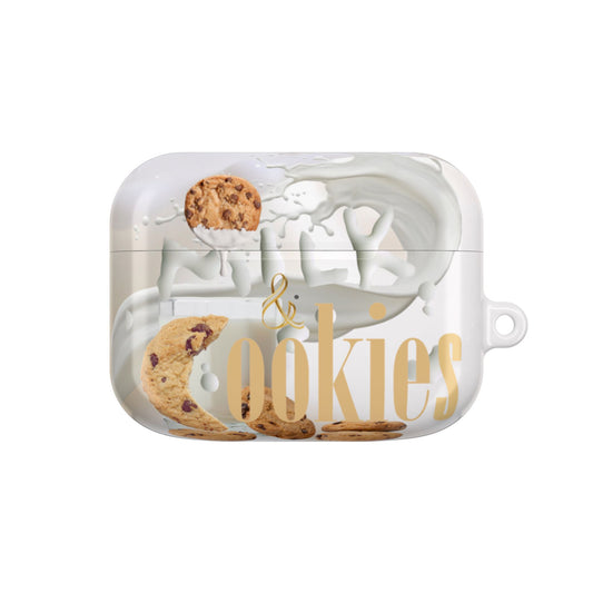 Earbud Case Cover – Milk & Cookies