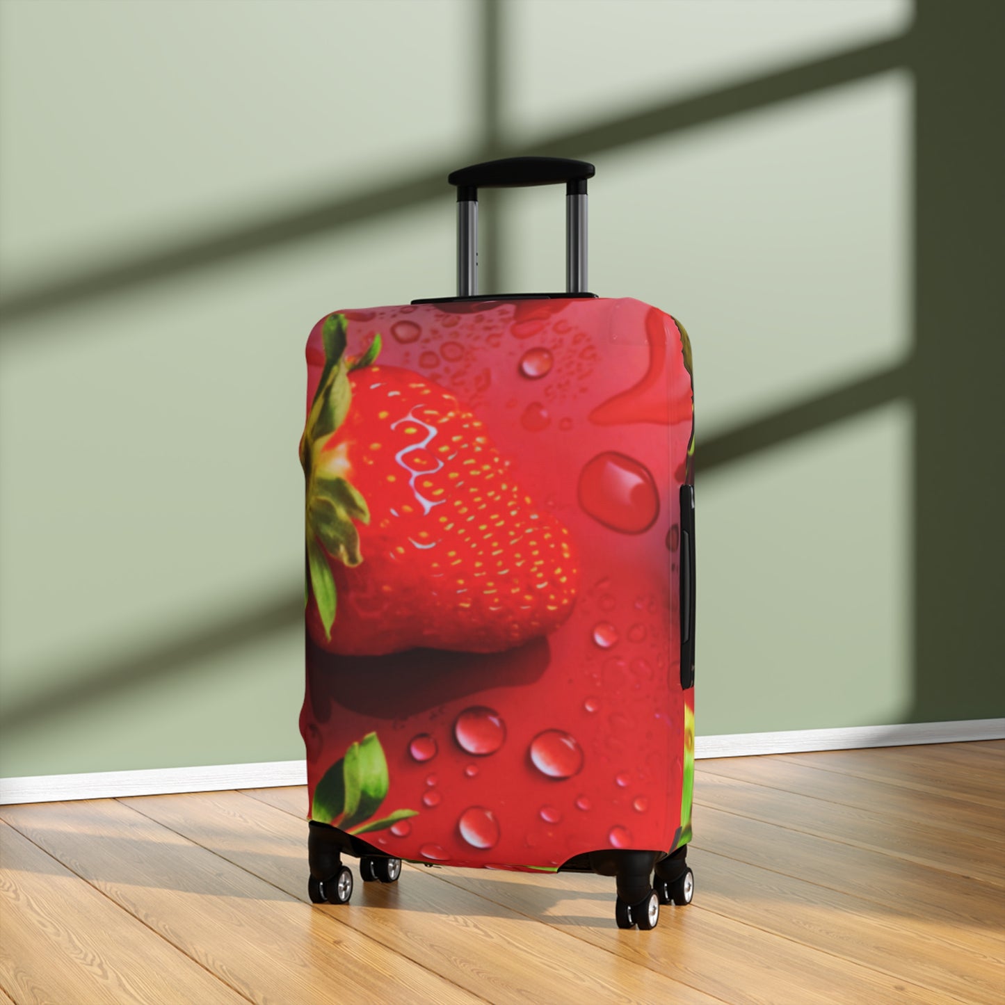 Luggage Cover – Strawberry Drip