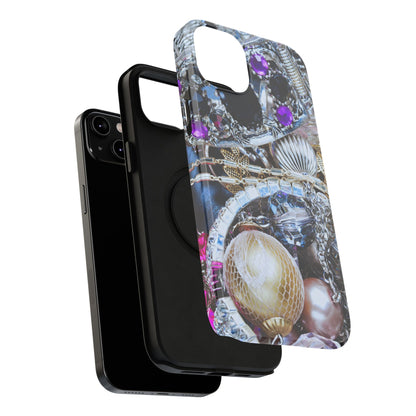Impact-Resistant Phone Case – Chrome Jewel