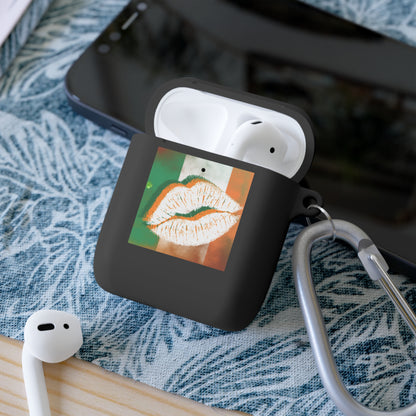Wireless Earbud Case Cover – Irish Lip St. Patrick’s Day Design