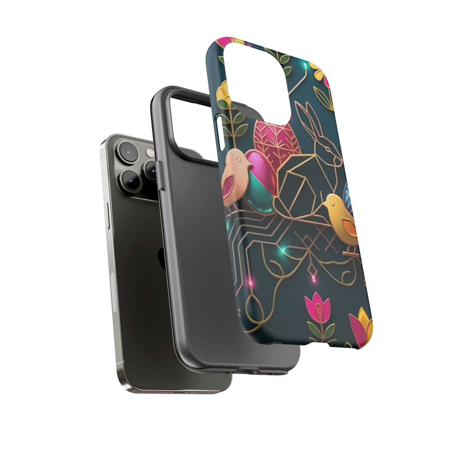 Protective Phone Case – Jeweled Garden