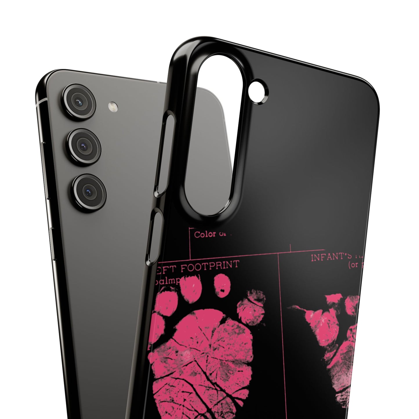 Snap Phone Case – Mom’s Little Pink Footprints