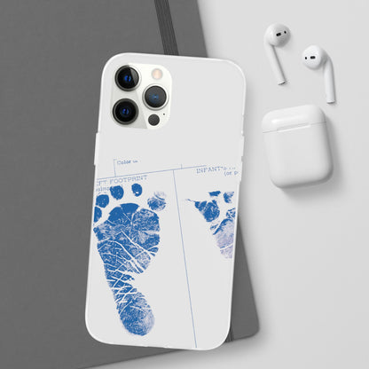 Flexi Case – Mom’s Little Blue Footprints