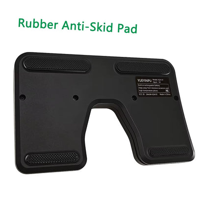 Wireless Foot Pedal Double Switch Music Page Turner for Ios Android Windows Tablets Smartphones Rechargeable Anti-Skid