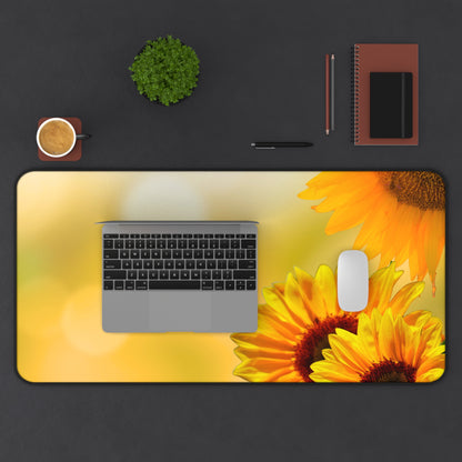 Desk Mat – Sunlit Sunflowers