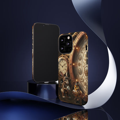 Protective Phone Case – Clockwork Cottontail