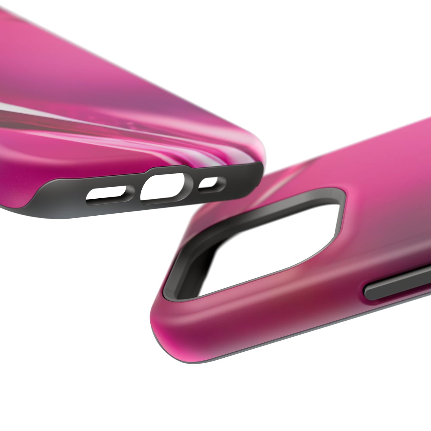 Impact-Resistant Phone Case – Magenta Motion