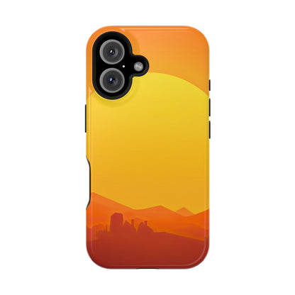 Wireless-Charging Compatible Case – Desert Sunrise