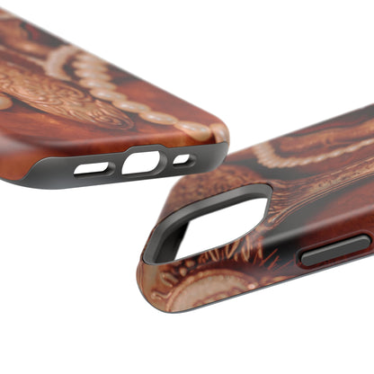 Wireless-Charging Compatible Case – Bronze Vanity