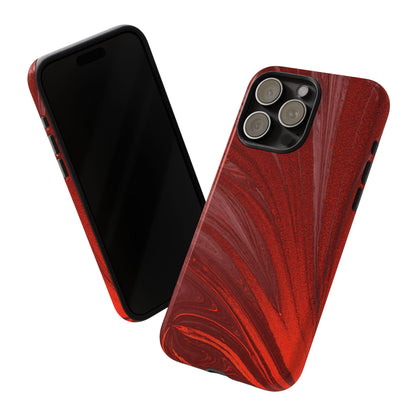Protective Phone Case – Crimson Current