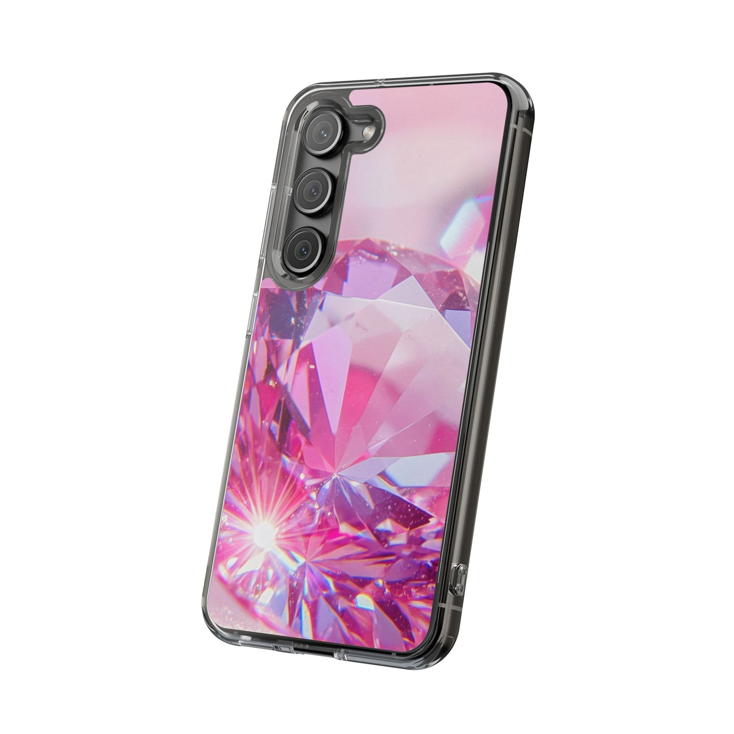 Clear Phone Case – Pink Ice
