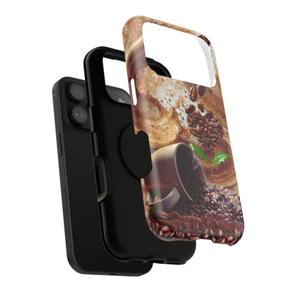 Impact-Resistant Phone Case – Love at First Sip – Compatible with iPhone 11–17 & Samsung Galaxy S22–S26 Series