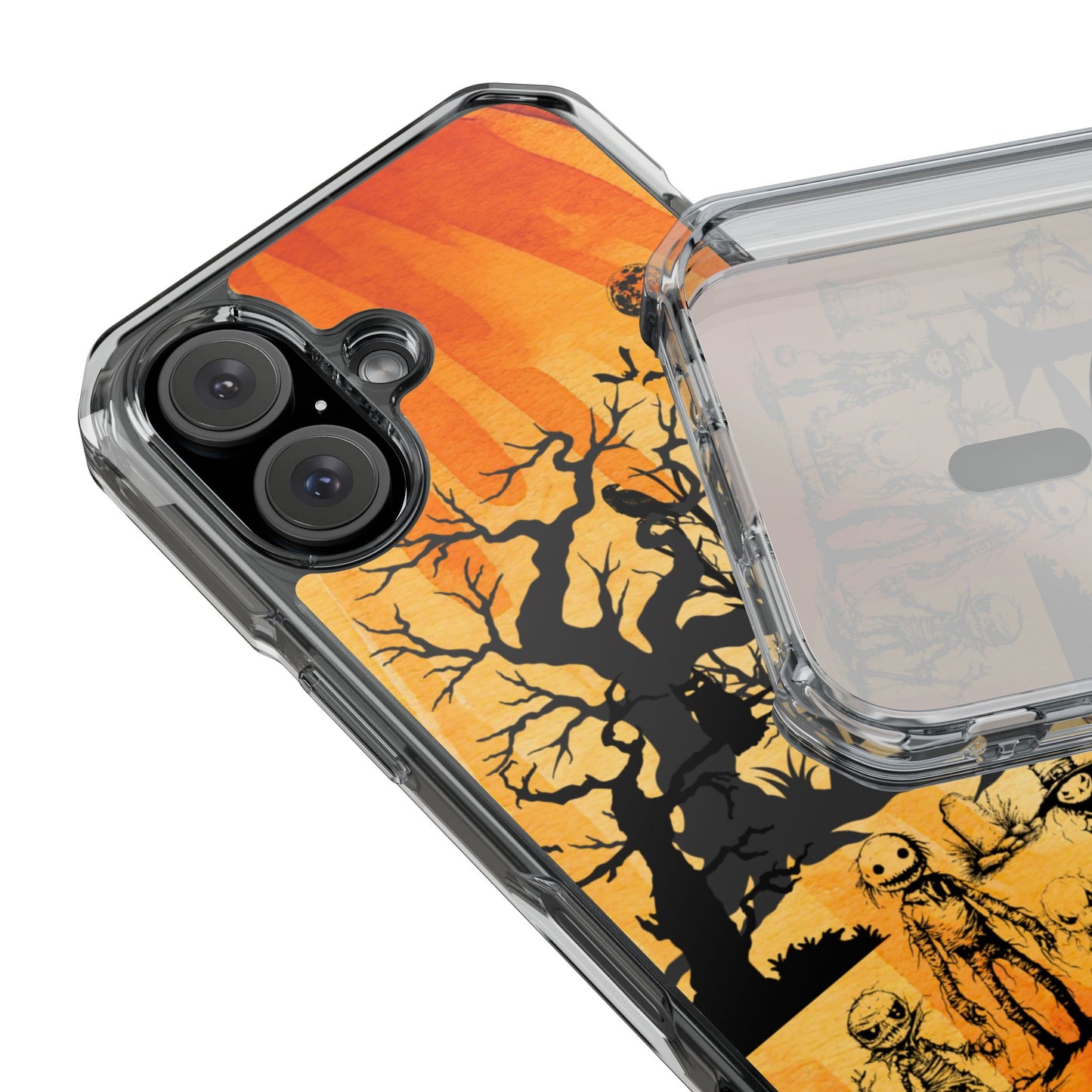 Clear Magnetic Phone Case – Hollow Night