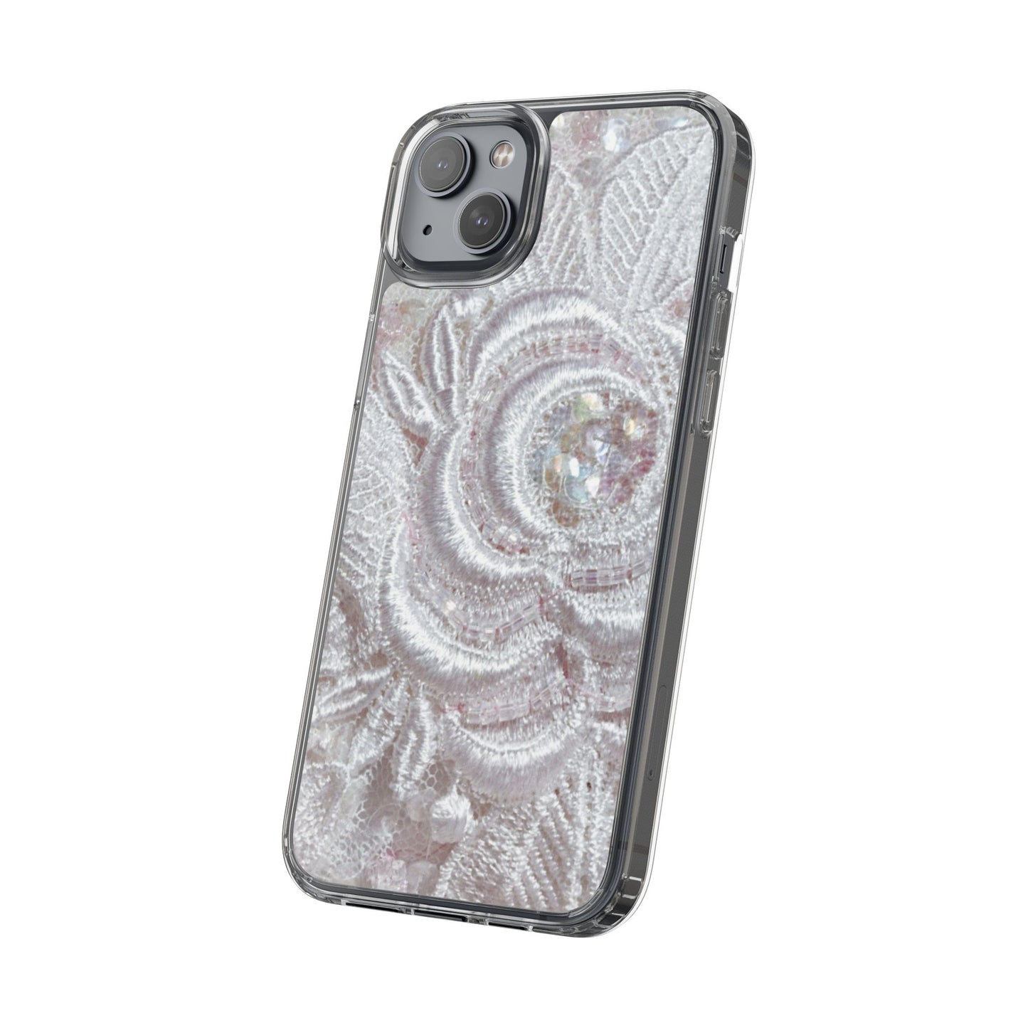 Clear Phone Case – Lace Veil
