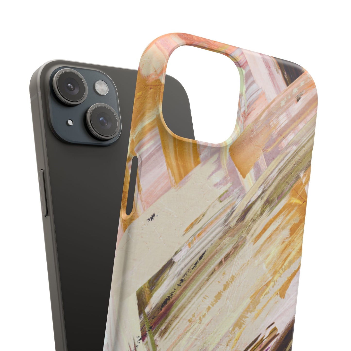 Snap Phone Case – Brush & Bronze
