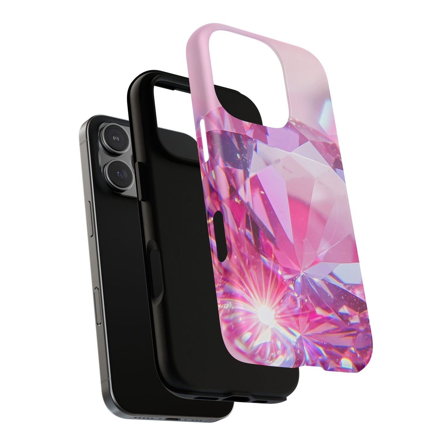 Protective Magnetic Phone Case – Pink Ice