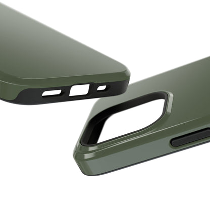Impact-Resistant Phone Case — Military Green Protective Shockproof Cover