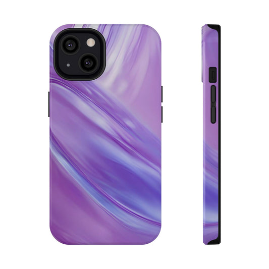 Impact-Resistant Phone Case – Lavender Wave