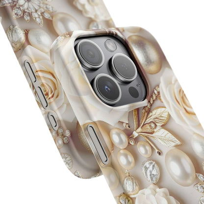 Snap Phone Case – Ivory Opulence