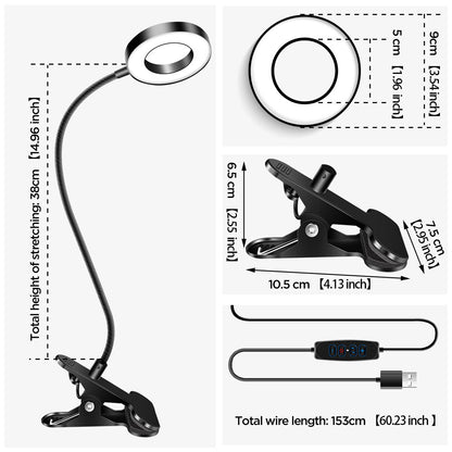 Selfie Ring Light with Cell Phone Holder Stand for Live Stream/Makeup LED Camera