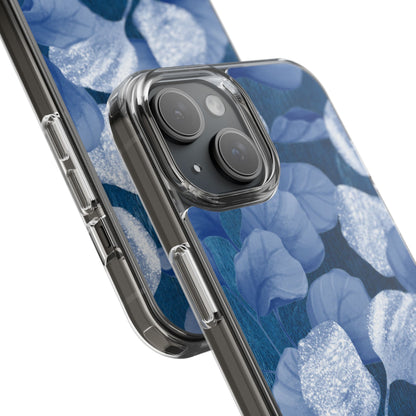 Clear Phone Case – October Blues – Compatible with iPhone 13–17 & Samsung Galaxy S25–S26 Series