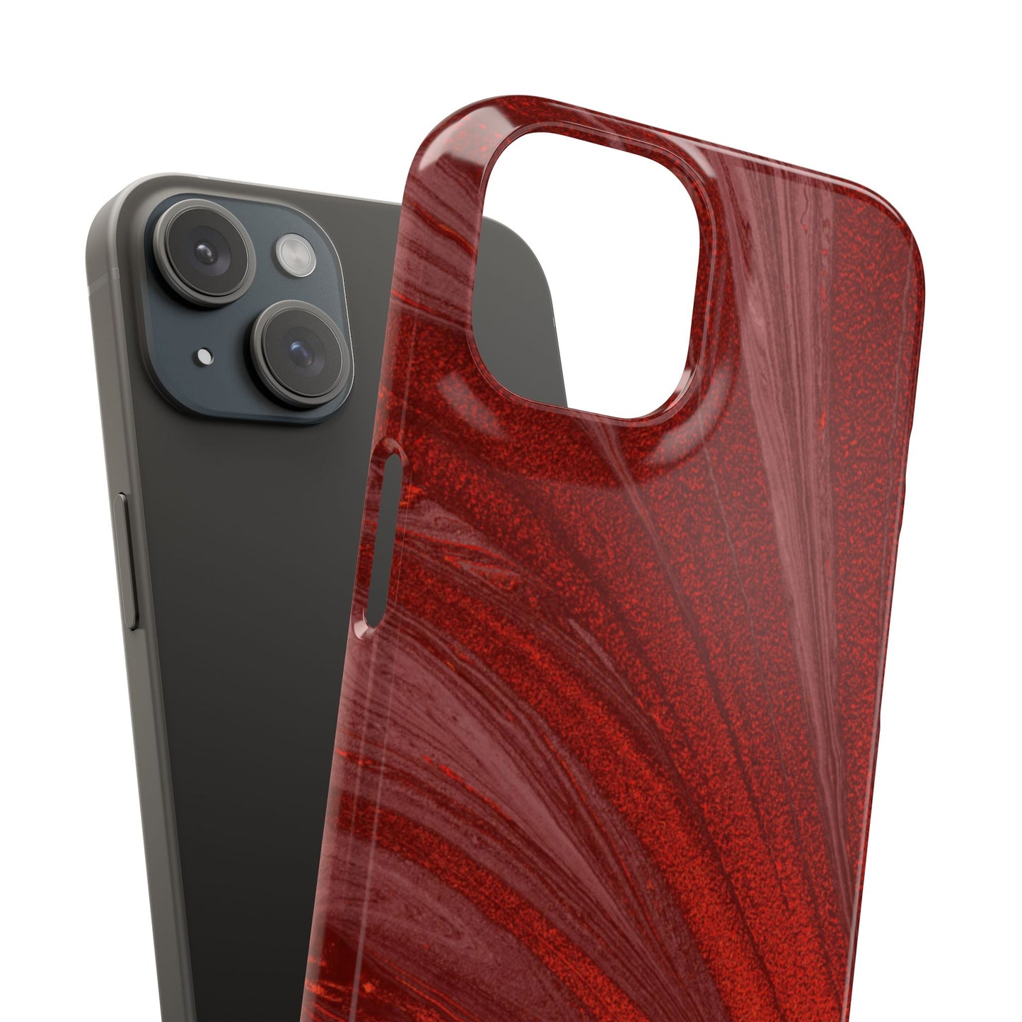 Snap Phone Case – Crimson Current