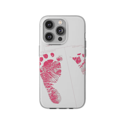 Flexi Case – Mom’s Little Pink Footprints