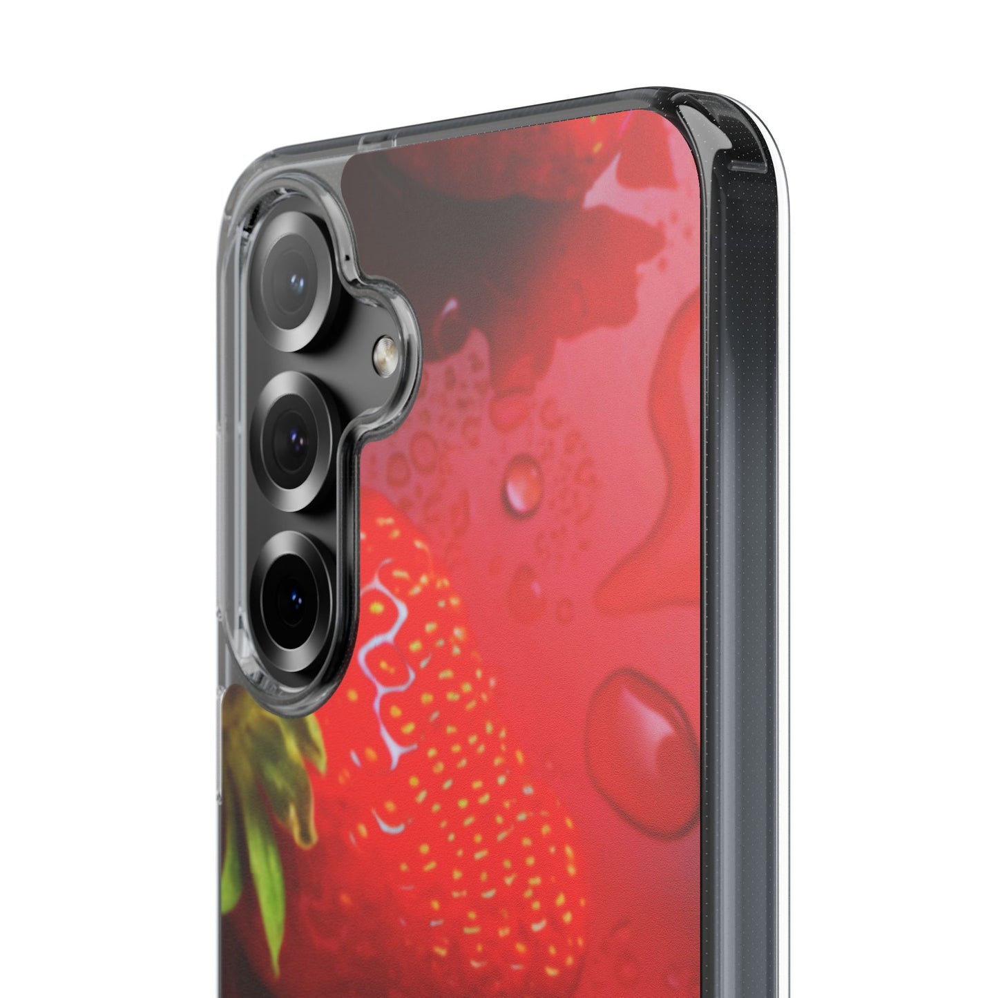 Clear Phone Case – Strawberry Drip
