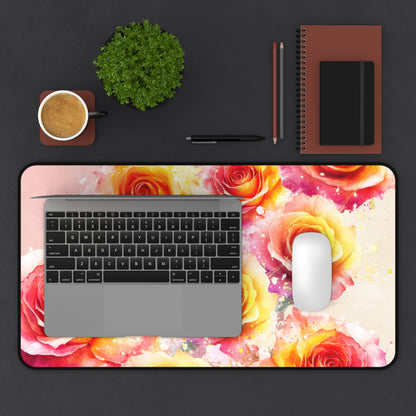 Desk Mat – Sunset Roses