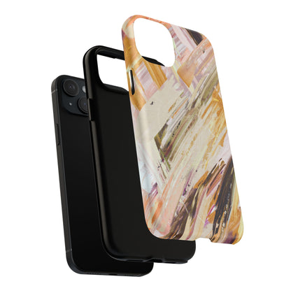 Protective Magnetic Phone Case – Brush & Bronze