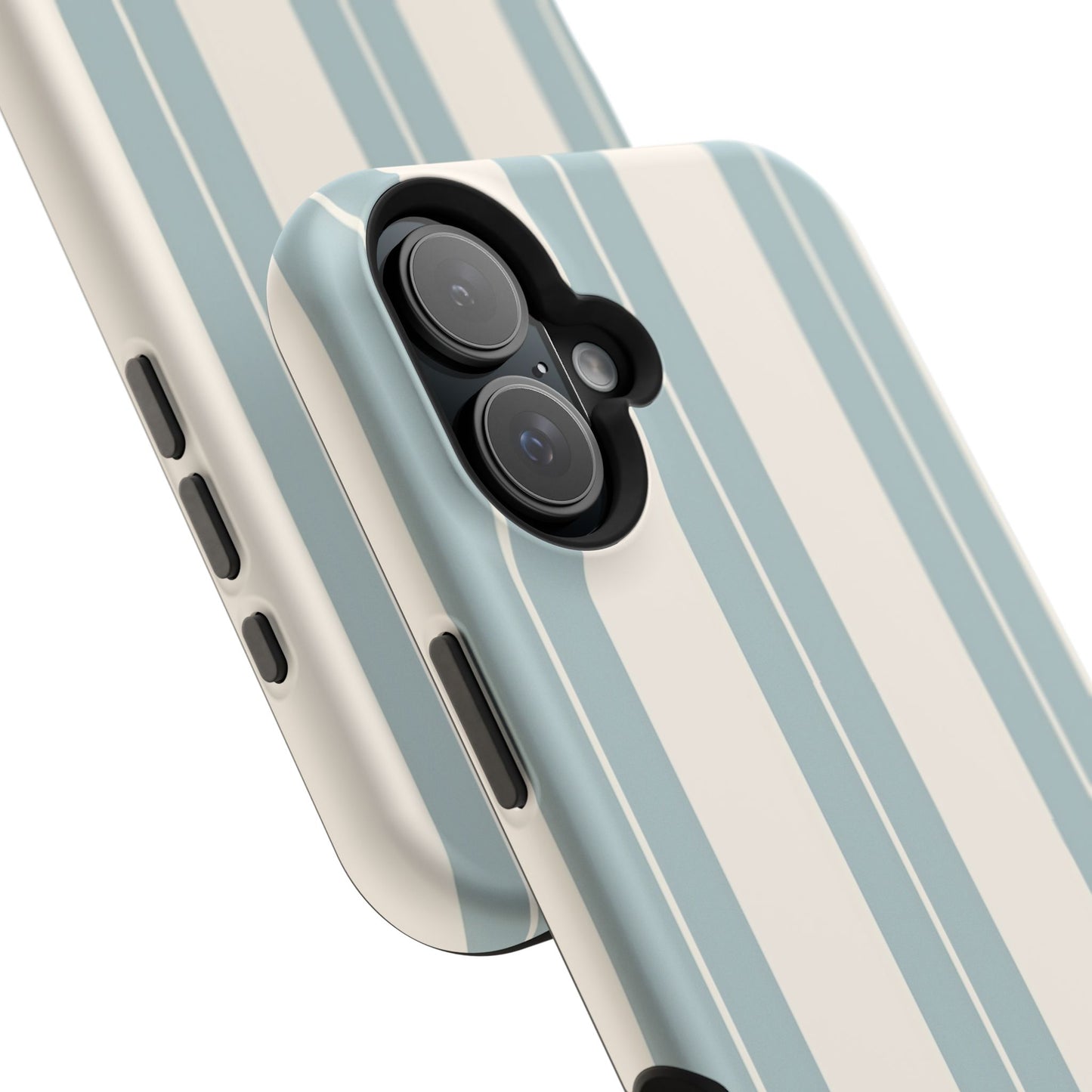 Wireless-Charging Compatible Case – Coastal Stripe